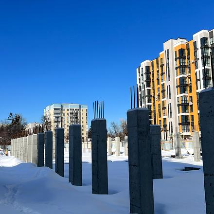 Ход строительства ЖК Рідний Дім, 5 дом, февраль 2026