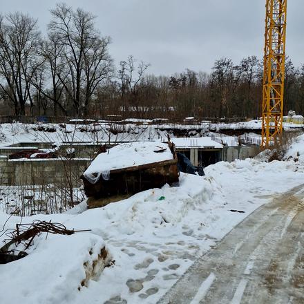 Хід будівництва вул. Курсанта Єськова, 14б, Будинок, лютий 2026