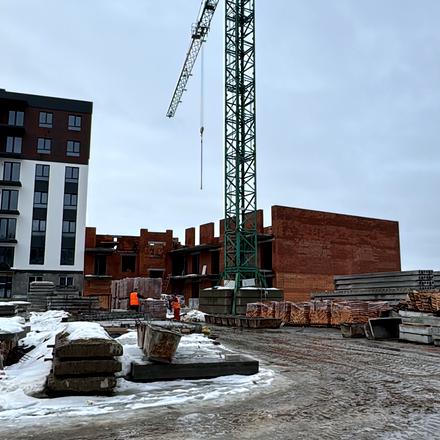 Хід будівництва ЖК Burgundia 3, 2 будинок (секції 2.1-2.2), лютий 2026