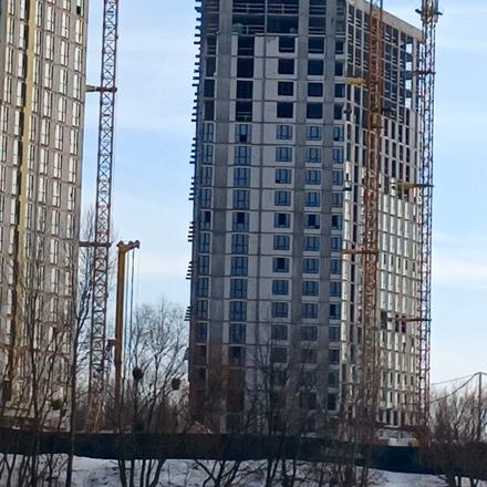 Ход строительства ЖК H2O, 3 дом, февраль 2026