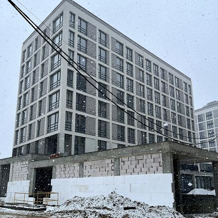 Ход строительства ЖК Шенген, 2 дом (секции 1-2), февраль 2026