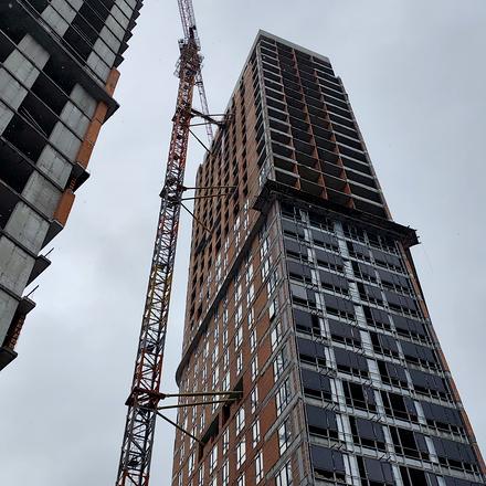 Ход строительства ЖК SALUT!, 1 дом, февраль 2026