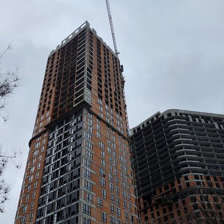 Ход строительства ЖК SALUT!, 1 дом, февраль 2026