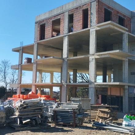 Ход строительства ЖК AURA, 5 дом, февраль 2026