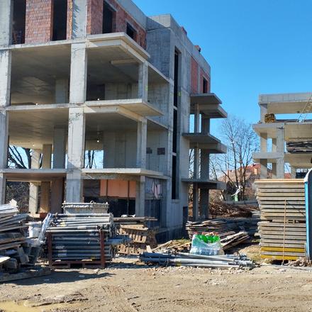 Ход строительства ЖК AURA, 5 дом, февраль 2026