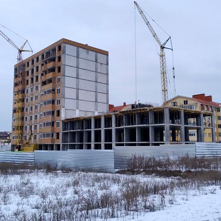 Ход строительства ЖК Київський маєток, 14-15 дома, февраль 2026