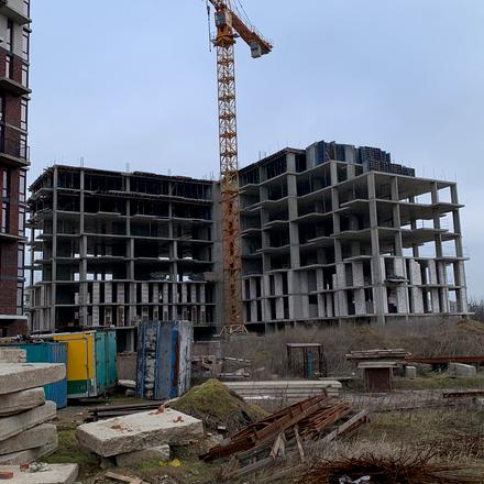 Хід будівництва Пространство Eco City (Пространство на Радостной), Будинок Г, лютий 2026