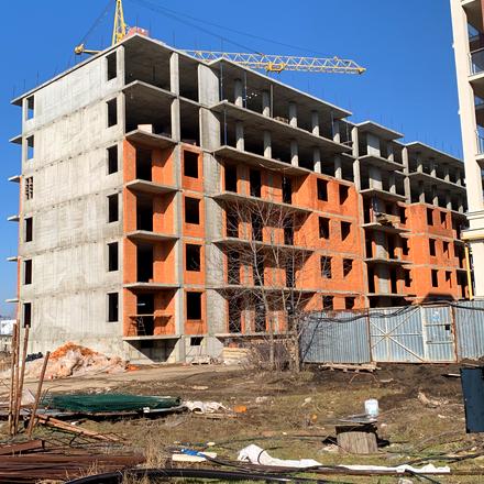 Ход строительства ЖК Парк Совиньон, 8 дом, февраль 2026