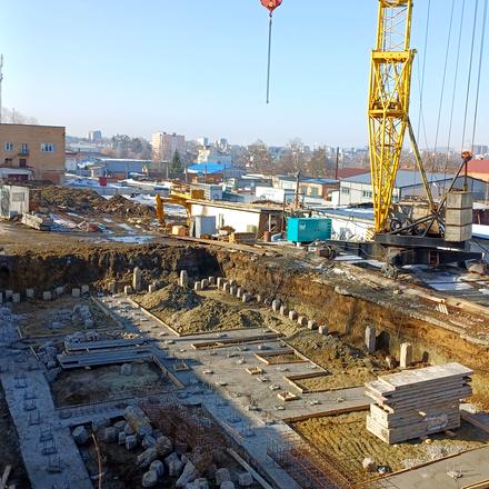 Хід будівництва ЖК Перлина Проскурова-7, 1 секція, березень 2026