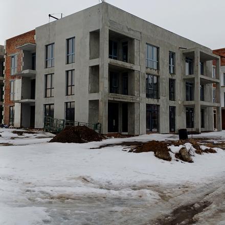 Ход строительства Массив SMART & GREEN, 2 дом (секция 3), март 2026