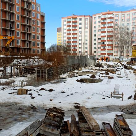 Ход строительства ЖК Европейский, 6 дом, март 2026