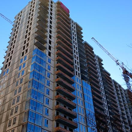 Ход строительства ЖК 4 сезона, 4 дом, март 2026