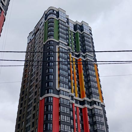 Ход строительства ЖК Абрикосовый, 2 дом, март 2026