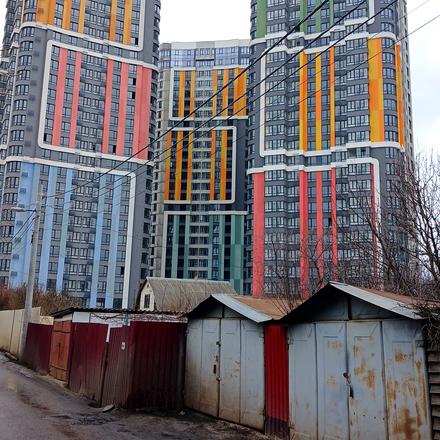 Ход строительства ЖК Абрикосовый, 1-3 дома, март 2026