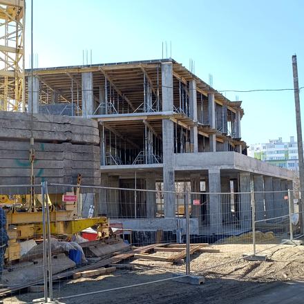 Ход строительства ЖК Зеленая, Дом, март 2026