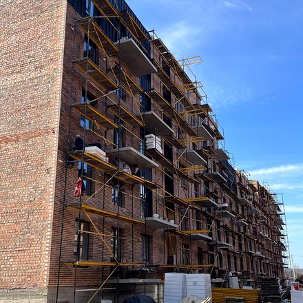 Ход строительства ЖК Долішній, 11 дом, март 2026