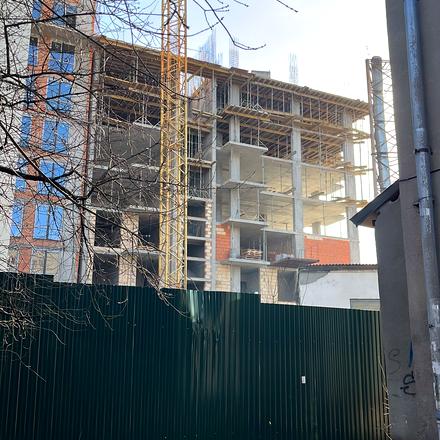 Хід будівництва Клубний будинок на Панаса Мирного, 1 секція, березень 2026