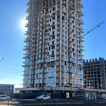 Ход строительства ЖК TWINS, 1 дом, март 2026