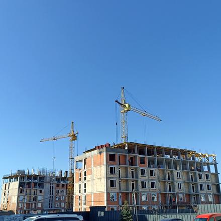 Хід будівництва ЖК на Микулинецькій 116 (соціальне житло), 1-2 будинки, березень 2026