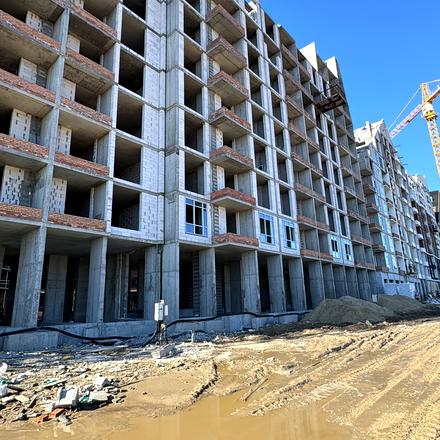 Ход строительства ЖК Синергия Сити, 35-36 дома, март 2026