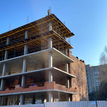 Ход строительства ЖК Хрусталь, Дом, март 2026