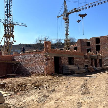 Ход строительства ЖК СКАНДИНАВИЯ, 2 дом, март 2026