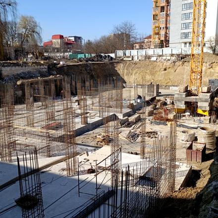 Хід будівництва ЖК Парус ONE, 1 будинок, березень 2026