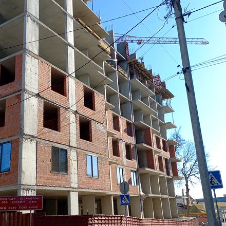 Ход строительства ЖК на Стецько, Дом, март 2026