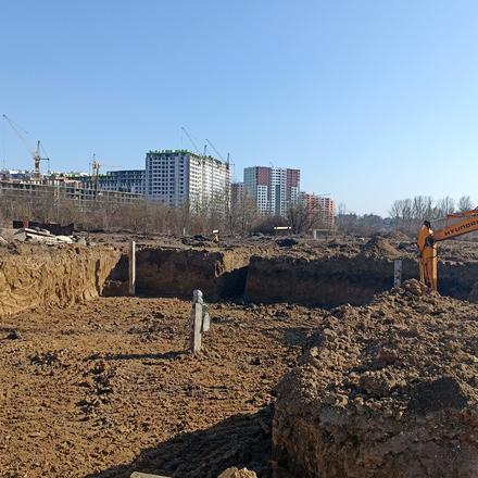 Хід будівництва вул. Текстильна, 21, 3 будинок, березень 2026