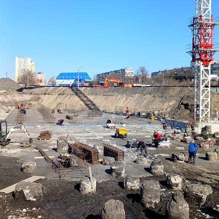 Ход строительства ЖК Brother, Дом А2, март 2026