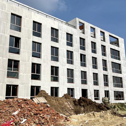 Хід будівництва ЖК На Спортивній, Будинок Е, березень 2026