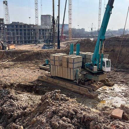 Ход строительства ЖК City, , март 2026