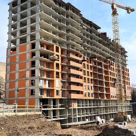 Ход строительства ЖК City, 1 дом (секции 14-15), март 2026