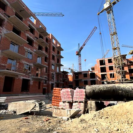 Хід будівництва ЖК Містечко Південне, 11-12 будинки, березень 2026