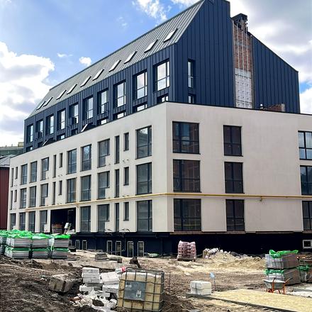 Ход строительства ЖК Містечко Підзамче, ЖК Новый Форт (секция В1), март 2026