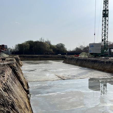 Ход строительства ЖК Falcon City, 2 дом, март 2026