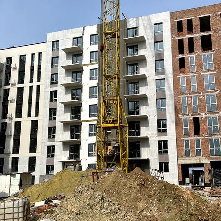 Хід будівництва ЖК Садова Алея, 6 будинок (секція 3), березень 2026