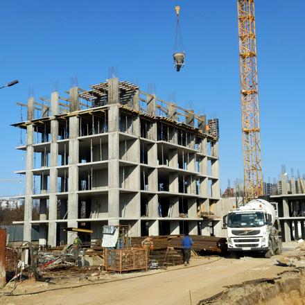 Хід будівництва ЖК New Tone, 1 будинок, березень 2026