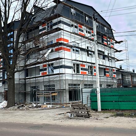 Хід будівництва вул. Шевченка, Будинок, березень 2026