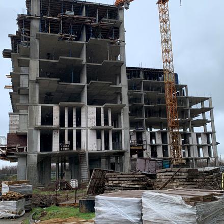 Хід будівництва Пространство Eco City (Пространство на Радостной), Будинок Г, березень 2026