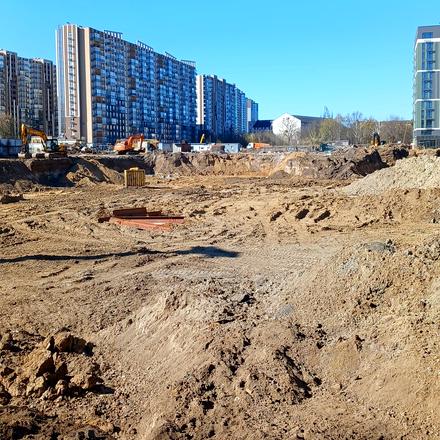 Ход строительства ЖК Феофания City, 5 дом, апрель 2026