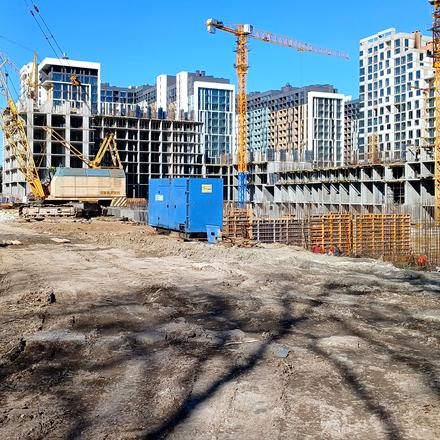 Ход строительства ЖК Феофания City, 4 дом, апрель 2026