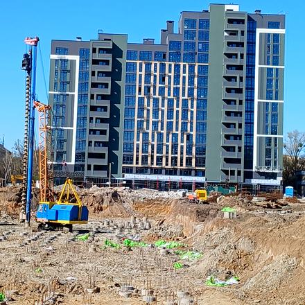Ход строительства ЖК Феофания City, 2 дом, апрель 2026