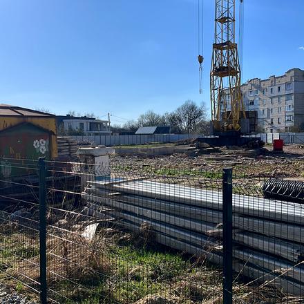 Хід будівництва вул. Біласа і Данилишина, Будинок, квітень 2026