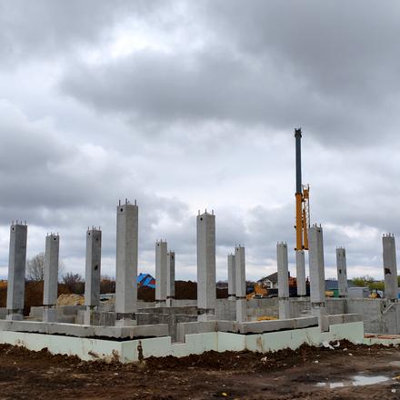 Ход строительства ЖК Пелюстковий, 5 дом, апрель 2026