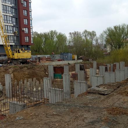 Ход строительства пер. Кирпичный, 1, Дом, апрель 2026