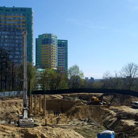 Ход строительства ЖК Паркове місто, 27 дом, апрель 2026