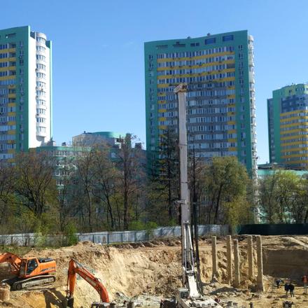 Ход строительства ЖК Паркове місто, 27 дом, апрель 2026