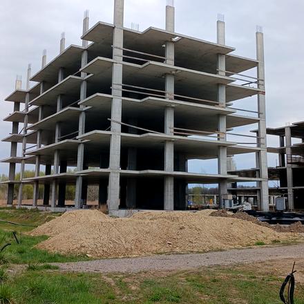 Ход строительства ЖК BASA city, 2 очередь (дом 11), апрель 2026