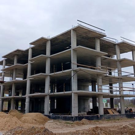 Ход строительства ЖК BASA city, 2 очередь (дома 9-10), апрель 2026